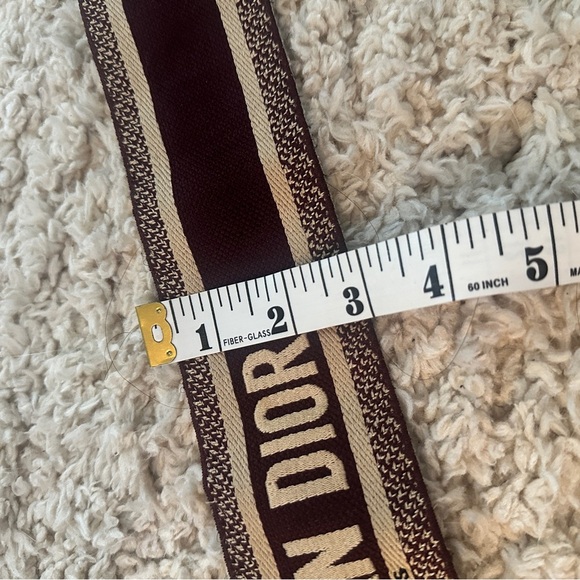 Christian Dior Maroon Strap - Picture 7 of 11